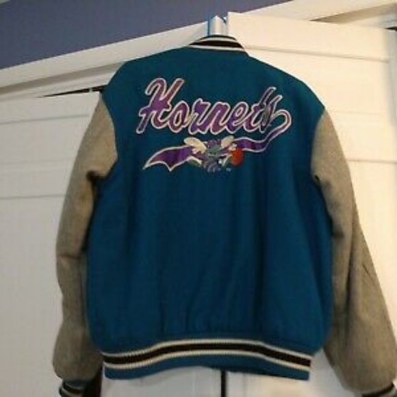 charlotte hornets varsity jacket